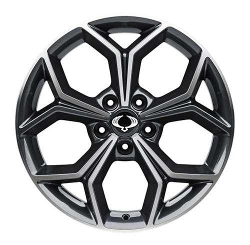 KGM Korando: 18” alloy wheels - with 235/55 tyres - diamond cut